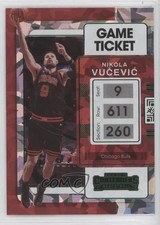 2021-22 Panini Contenders Game Ticket Green Ice Nikola Vucevic #66 0r4