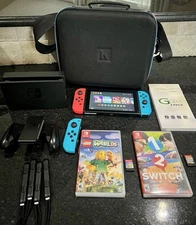 Nintendo Switch 32GB Handheld Console - Neon Red/Neon Blue