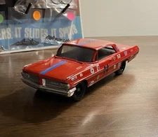 AMT Authentic Model Turnpike 1962 Pontiac Bonneville Slot Car - Red