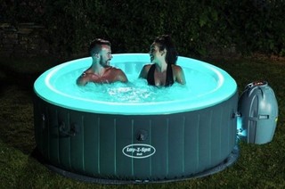 Lazy Spa BALI hot tub with LED colour changing lights 4 to 5 Person