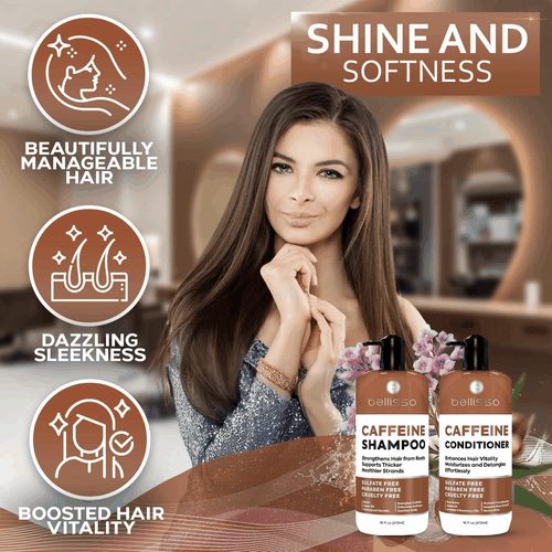 Koffein Shampoo und Conditioner Set Volumizing Boosting für Frauen Männer feines Haar - Bild 5 von 7