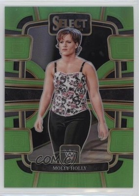 2024 Panini Select WWE Concourse Neon Green Prizm 7/75 Molly Holly #63 v1x