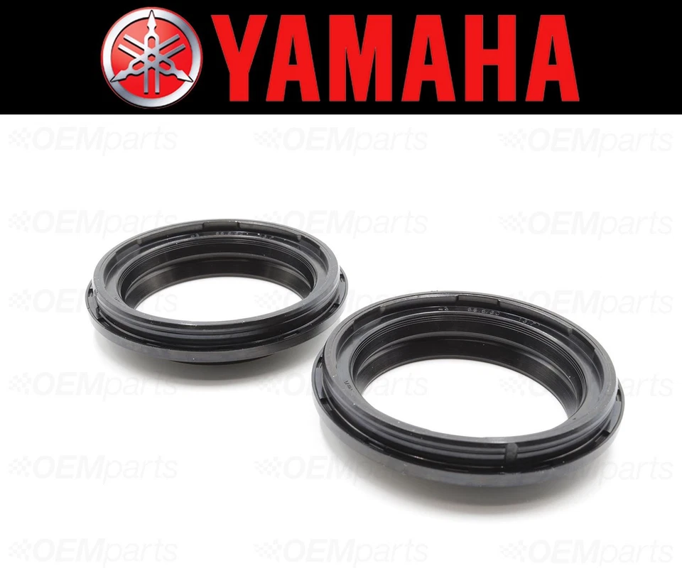 Juego de (2) sellos antipolvo de horquilla delantera Yamaha (ver tabla de montaje) #4PU-23144-00-00 Foto 2 de 3
