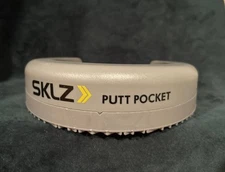SKLZ Putt Pocket Golf Accuracy Trainer 2 Pc Putting Practice Cup Putter Gray