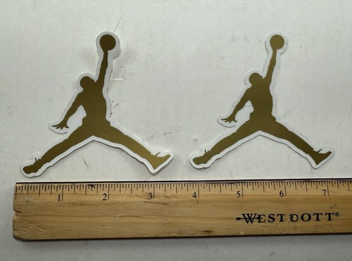 Air Jordan Sticker Gold JUMPMAN Sticker 3,5" Official Nike Air Jordan Sticker