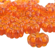 Autumn Acrylic Mini Pumpkin Ornaments and Table Scatter - 100+ Pieces for Hallow