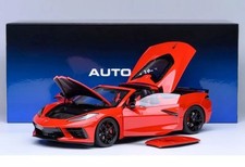 AutoArt 1/18 Chevrolet Corvette C8 Stingray Z51 Red Diecast Model Car Used
