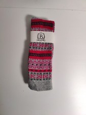 b studio -women's socks - multi color- Cashmere Blend - Made in USA **M4**
