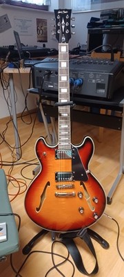 E - Gitarre *Harley Benton HB - 35 Plus Vintage Burst