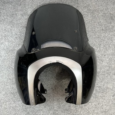 Motorcycle Front Headlight Fairing w/ Windshield For Dyna Street Bob FXDL FXDXT