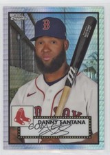 2021 Chrome Platinum Anniversary Mega Box Prism Refractor Danny Santana #433 6g3