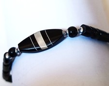 Armband Koralle schwarz