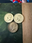 Lot of (3) 90% Silver 1964 Kennedy Half Dollar Coins
