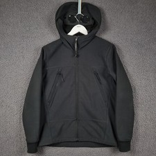 CP COMPANY Goggle Jacket Boys 14 Years Black CP Shell Softshell Hooded Lined