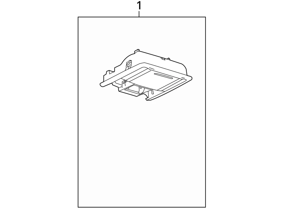 Console Front Roof With Sunroof Fits 13-16 MKS 3036035 - Image 4 of 4