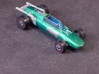 Vintage Original Green Indy Eagle Hot Wheels Red Line Car
