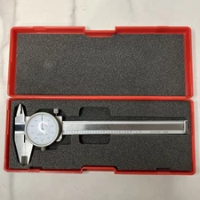 Grizzly 4 Inch .001" Dial Caliper 20010871  G9808 In Case