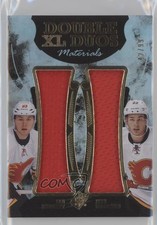 2016-17 SPx Double XL Duos Materials 42/99 Sam Bennett Sean Monahan #XD-BM 2dp