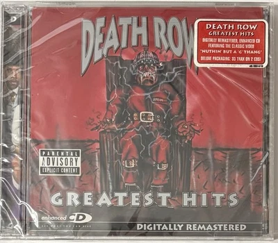 VARIOUS ARTISTS "DEATH ROW GREATEST HITS" BRAND NEW ORIGINAL 2001 USA 2CD ALBUM - Image 1 of 2