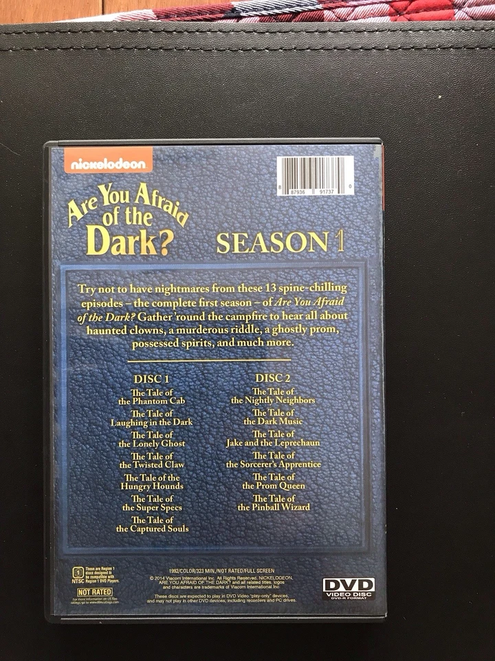 Are You Afraid of the Dark? First Season 1, Nickelodeon 2-Disc DVD Set RARE - Image 2 of 2