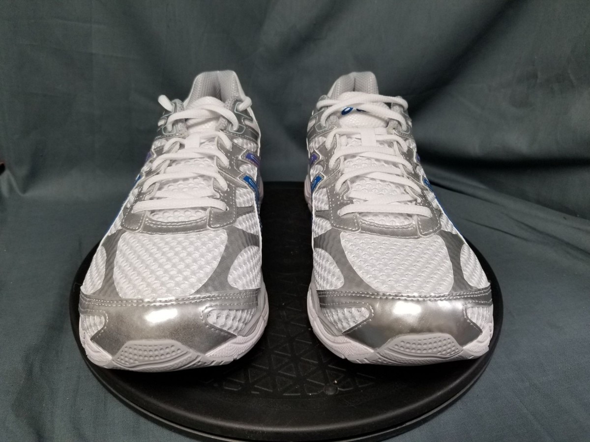 ASICS Gel-Cumulus 16 White Pure Silver Blue Men\'s Size 10.5 NEW NO BOX! FULLY RESTOCKED} ASICS Gel-Cumulus 16 “Ivory/ Pure Silver  main image 3
