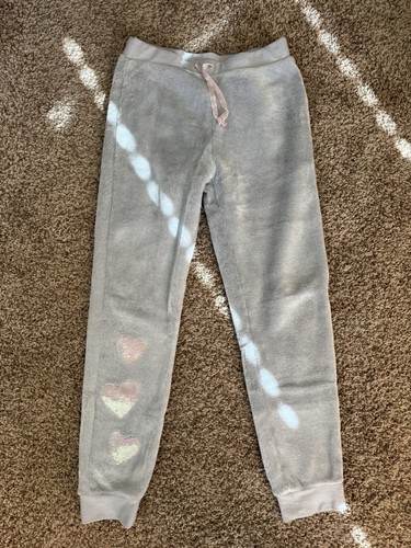 Epic threads Gray Velour sweatpants with heart size extra large