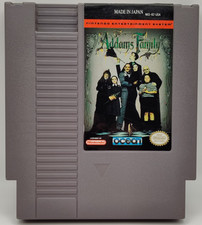 The Addams Family Nintendo NES Authentic Game Cartridge Ocean 1992 Tested-Works