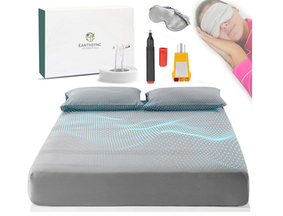 #ad #ad King Size Bed Grounding Sheets 90% Organic Cotton 10% Pure Silver Fiber $44.99