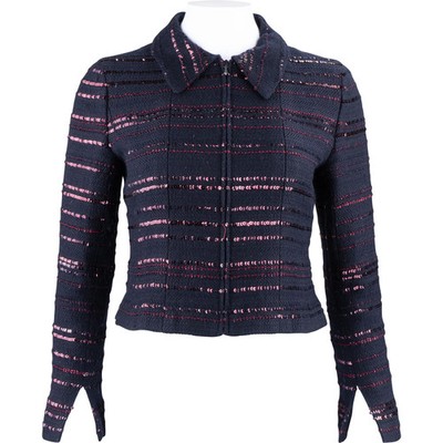 Chanel Limited Runway Pailetten Jacket (D34 / FR36) Coco CC Jacke