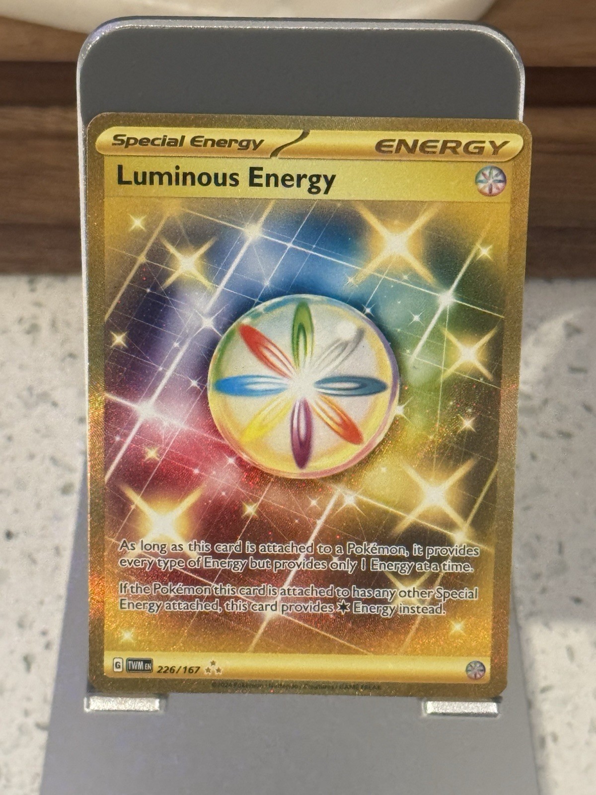Pokémon TCG Luminous Energy 226/167 Twilight Masquerade Hyper Rare Gold TWM NM