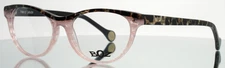 BOZ Artic 9080 Pink Tortoise Womens Semi Cat Eye Eyeglasses 51-17-140 B:38