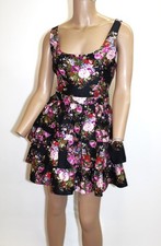 Love Shack Fancy Vintage Mini Dress w Tiered Ruffles Size 8