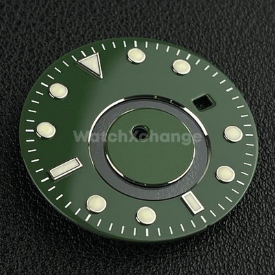 Green 31.5mm Modified Watch Dial Face Accessory for Sea Gull 5833A Mingzhu DG583