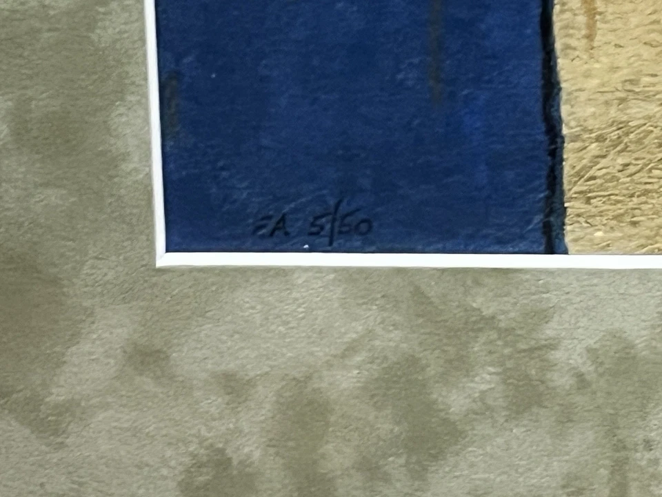 Obra de arte serigráfica Tarkay firmada numerada 5/50 enmarcada grande 6’ X 4’ Foto 4 de 4