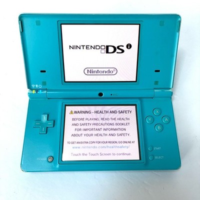Nintendo DSi Light Blue Handheld Console Game System Teal Tested