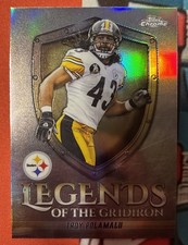 2025 Topps Chrome Troy Polamalu Legends Of The Gridiron Refractor #LOG-33
