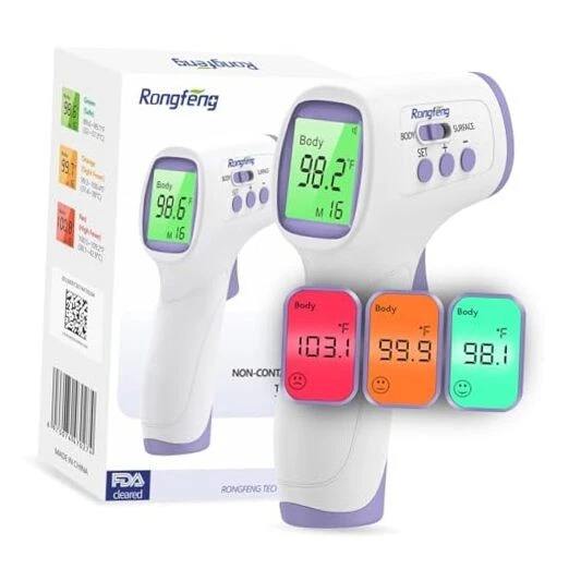 No-Touch Forehead Thermometer for Adults and Kids, Digital Thermometers with