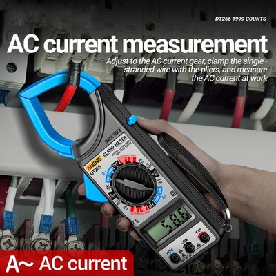 Clamp Meter Multimeter Versatile Testing Device Blue