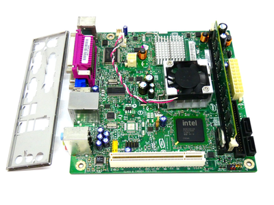 Intel D945GCLF ITX Motherboard with 2GB DDR2 RAM, Atom CPU IO  Shield