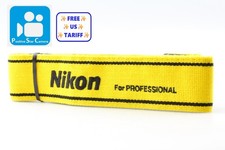 MINT Nikon Strap Black Yellow For professional 45mm From JAPAN