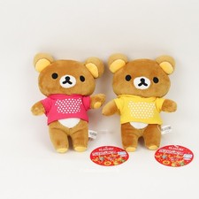 San-X 2013 Rilakkuma 10th Anniversary Hooded Plush Doll Set Of 2
