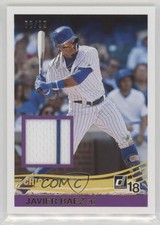 2018 Panini Donruss Retro 1984 Materials Gold 78/99 Javier Baez #R84-JB o7m