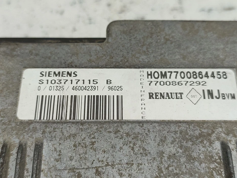 7700864458 CENTRALINA MOTORE / 2349244 PER RENAULT LAGUNA I B56_, 556_ 1.8 - Immagine 4 di 4