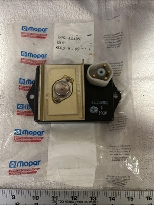 NOS MOPAR Black  4 pin ignition electronic control unit 4111850 Dodge Plymouth