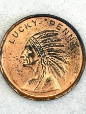 Lucky Penny Souvenir -1836 to 1936 - Texas Centennial Exposition Oversized 