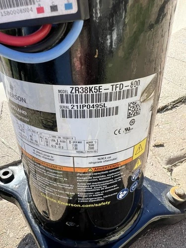 COPELAND SCROLL COMPRESSOR model   ZR38K5E - TFD -800 Year 2021 - 460v  3 phase