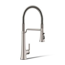 KOHLER 23765-VS Tone Semi Professional Kitchen Faucet, Vibrant Stainless