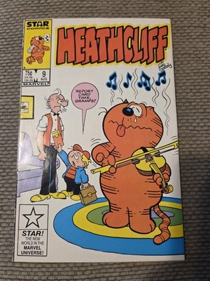 Heathcliff #9 Star Comics (Marvel Comics August 1986) DISCOUNTED SHIPPING 