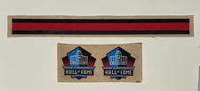 Pro football Hall Of Fame HOF Mini Helmet Decals with stripe 3M High Quality