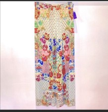 178 JOHNNY WAS SZ SMALL DREAMER FLORAL WRAP PANTS BEAUTIFUL